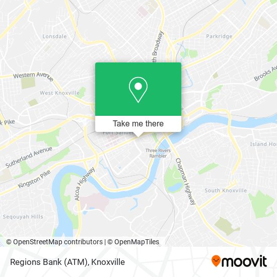 Regions Bank (ATM) map