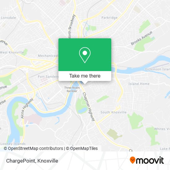 Mapa de ChargePoint