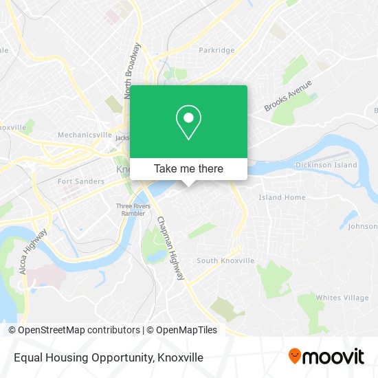 Mapa de Equal Housing Opportunity