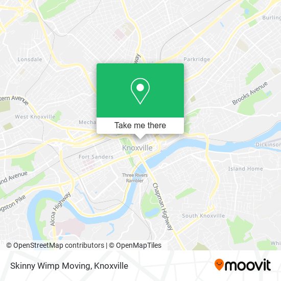 Skinny Wimp Moving map