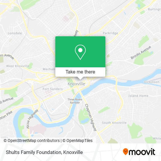 Mapa de Shults Family Foundation