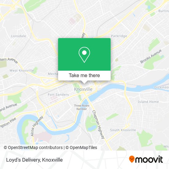 Mapa de Loyd's Delivery