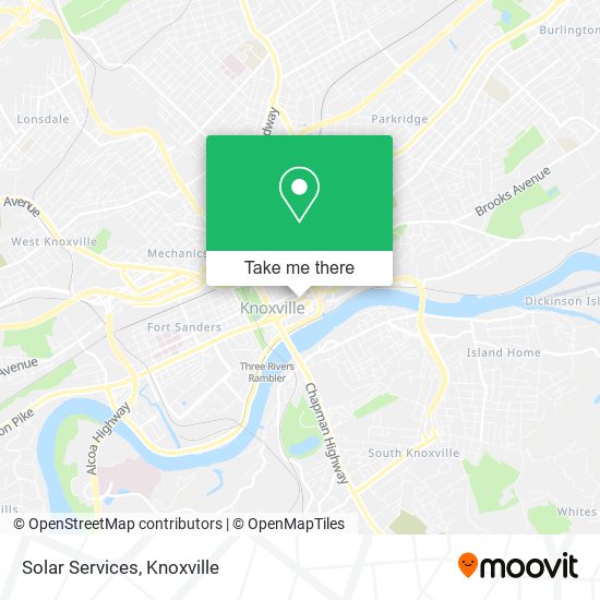 Mapa de Solar Services