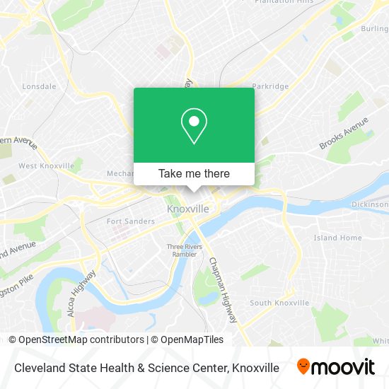 Cleveland State Health & Science Center map