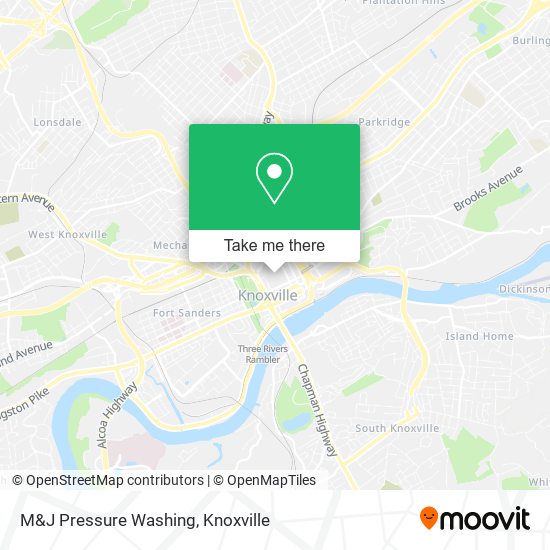 M&J Pressure Washing map