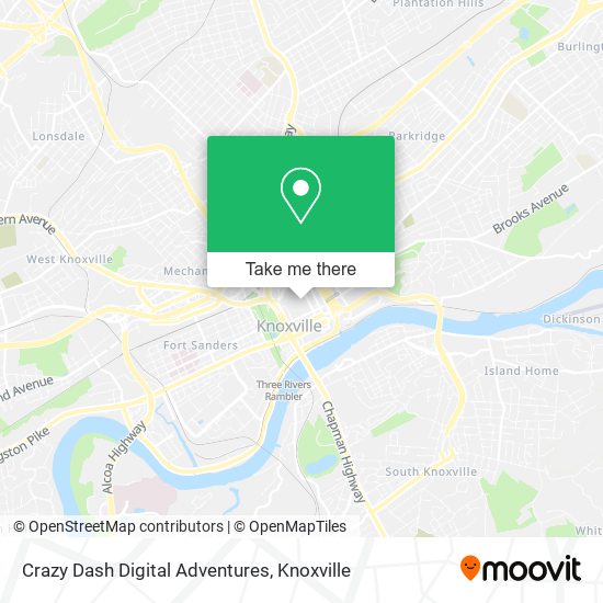 Mapa de Crazy Dash Digital Adventures
