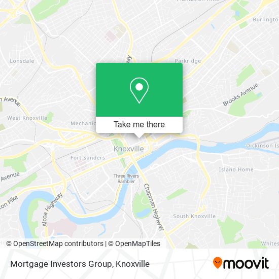 Mortgage Investors Group map