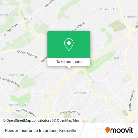 Reeder Insurance Insurance map