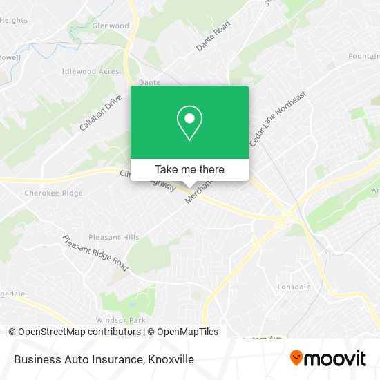 Mapa de Business Auto Insurance