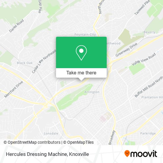 Hercules Dressing Machine map