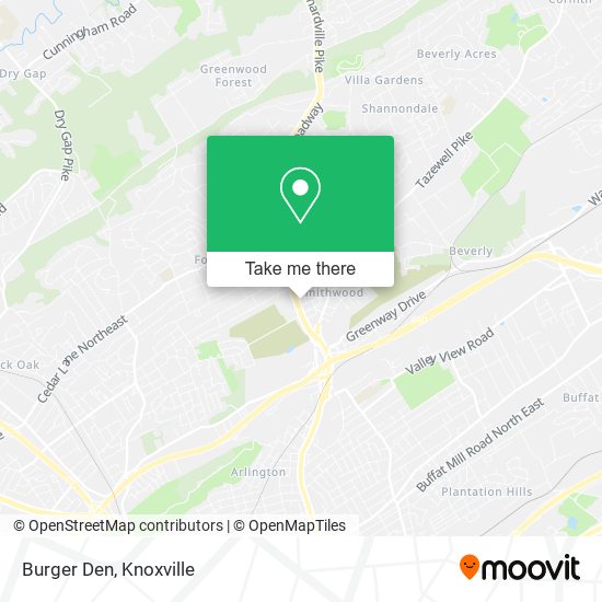 Burger Den map