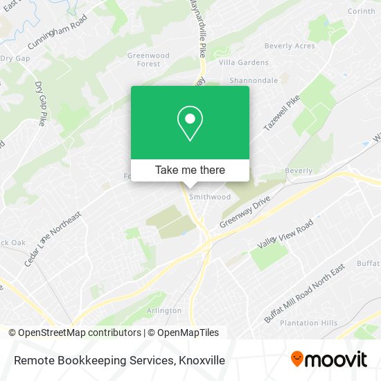 Remote Bookkeeping Services map