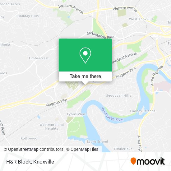 H&R Block map