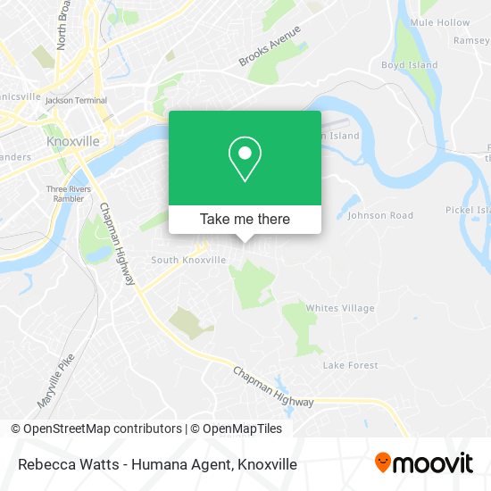 Rebecca Watts - Humana Agent map