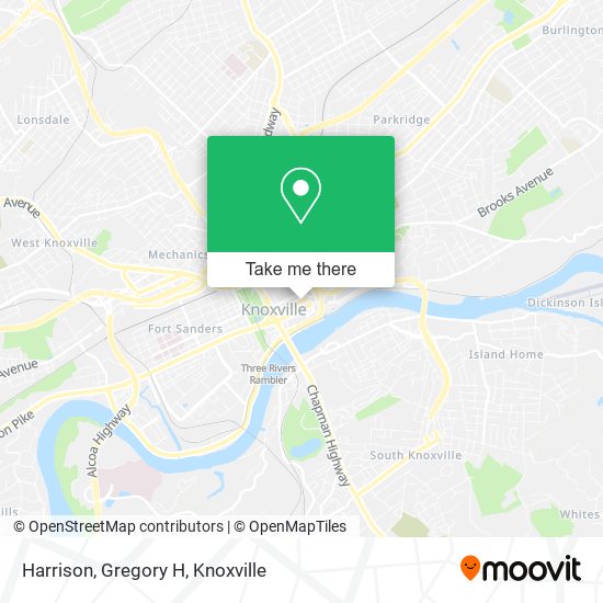 Harrison, Gregory H map