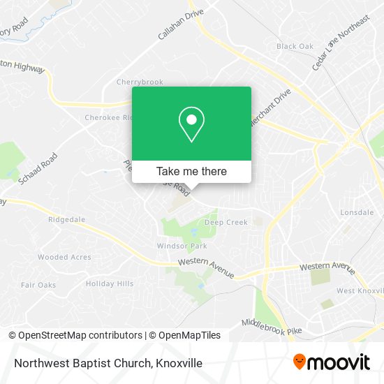 Mapa de Northwest Baptist Church
