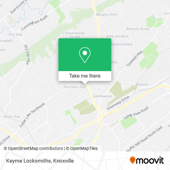 Keyme Locksmiths map