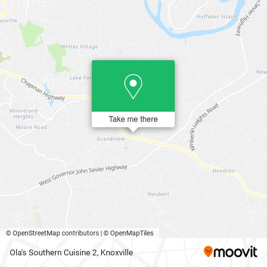 Ola's Southern Cuisine 2 map