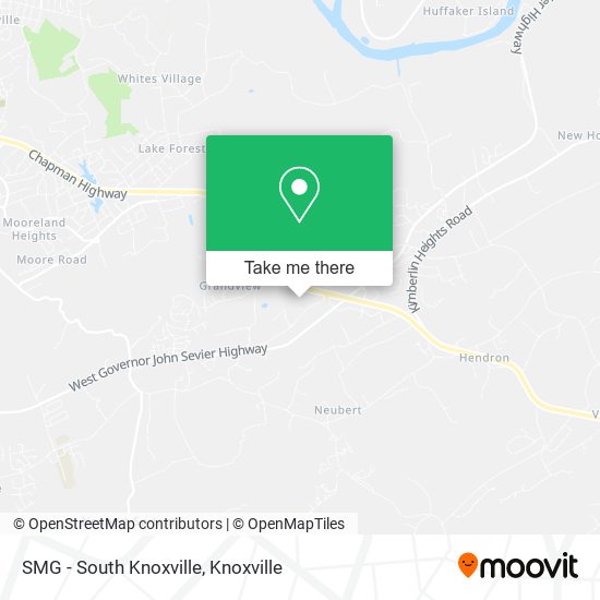 SMG - South Knoxville map