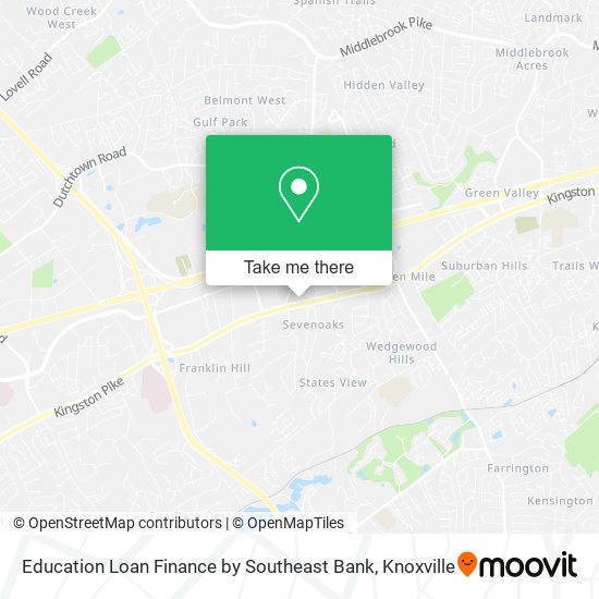 Education Loan Finance by Southeast Bank map