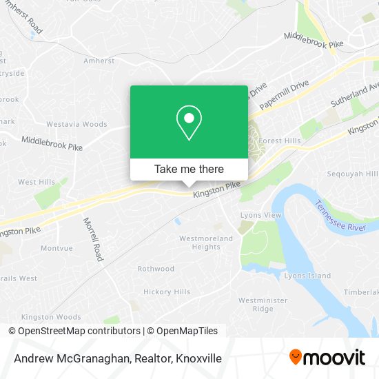 Mapa de Andrew McGranaghan, Realtor