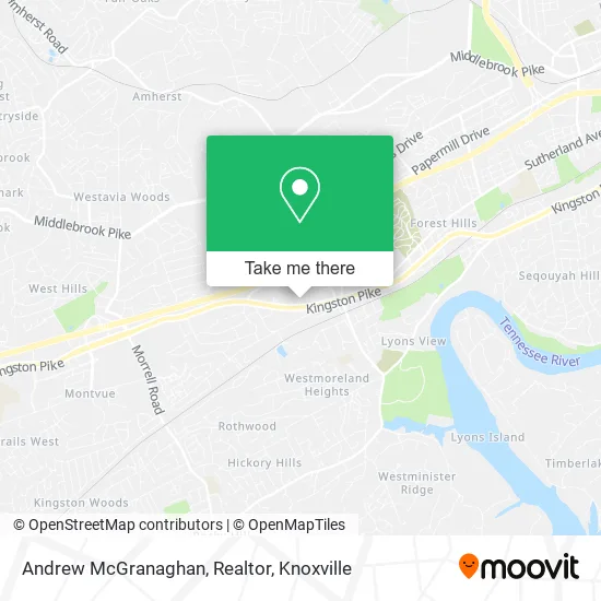 Andrew McGranaghan, Realtor map