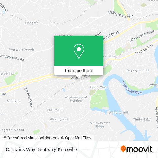 Captains Way Dentistry map