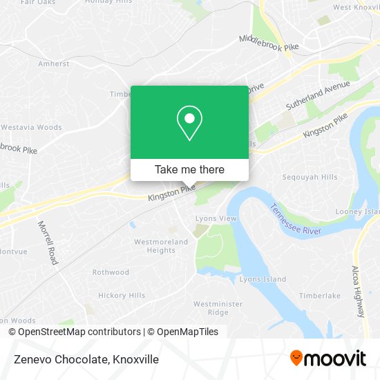 Mapa de Zenevo Chocolate