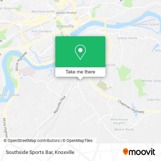 Southside Sports Bar map