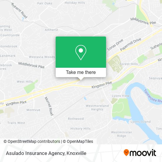 Asulado Insurance Agency map