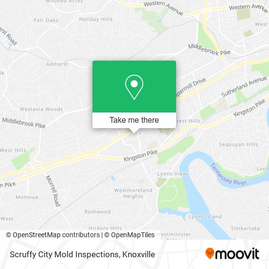 Mapa de Scruffy City Mold Inspections