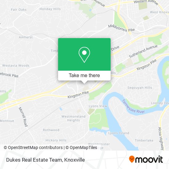 Dukes Real Estate Team map