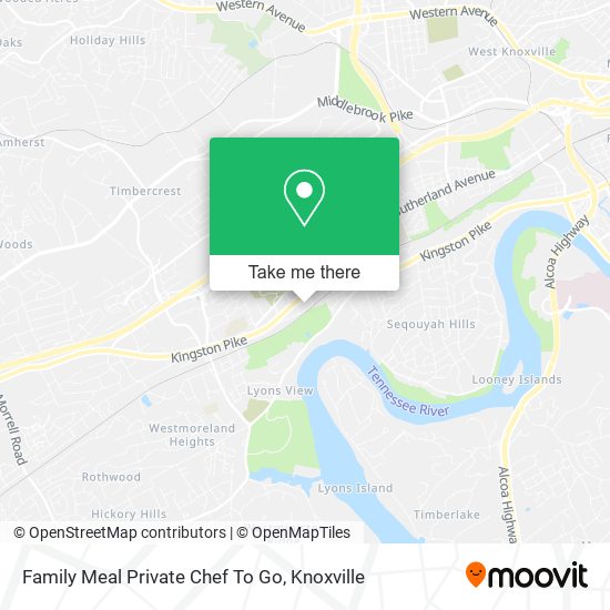 Family Meal Private Chef To Go map