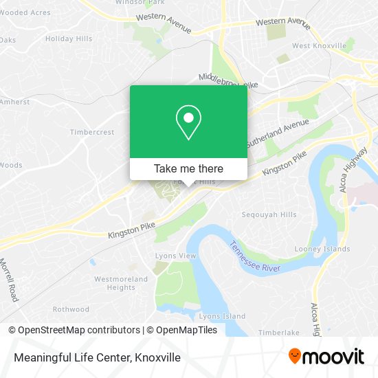 Meaningful Life Center map