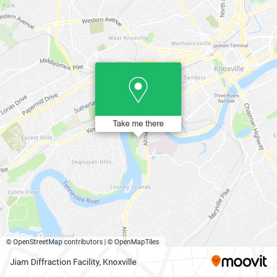 Jiam Diffraction Facility map