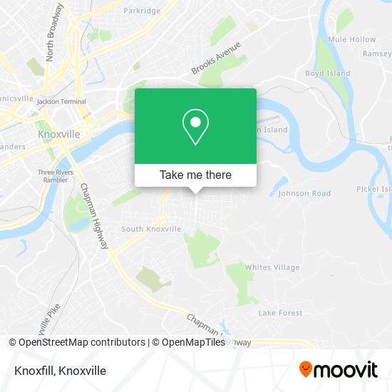 Knoxfill map