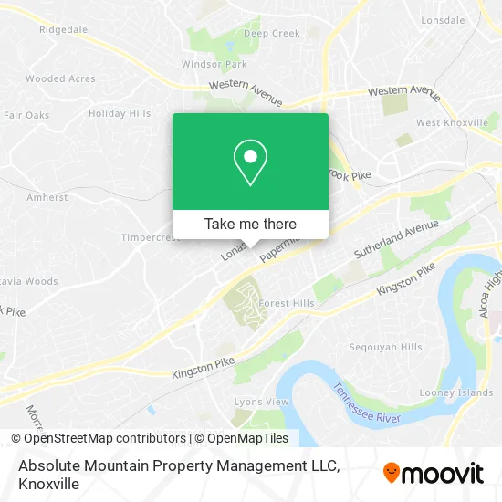 Mapa de Absolute Mountain Property Management LLC