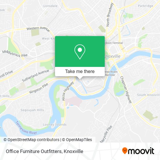 Office Furniture Outfitters map