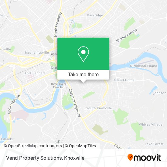 Vend Property Solutions map