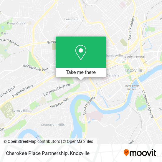 Mapa de Cherokee Place Partnership