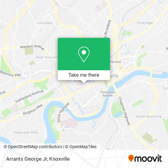 Arrants George Jr map