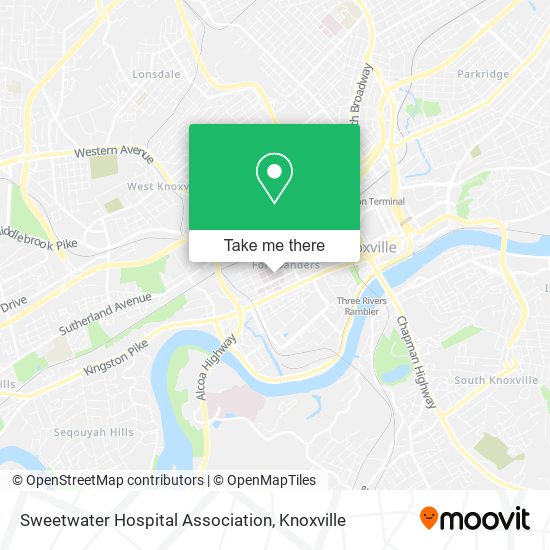 Sweetwater Hospital Association map