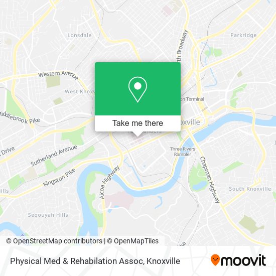 Mapa de Physical Med & Rehabilation Assoc
