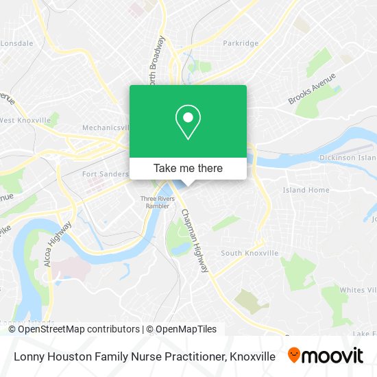 Mapa de Lonny Houston Family Nurse Practitioner