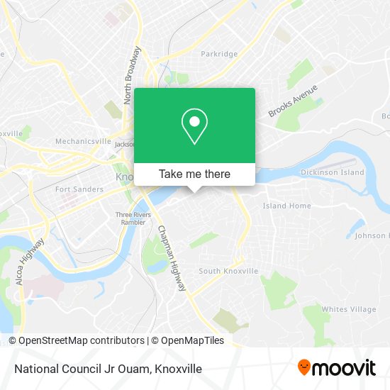 National Council Jr Ouam map