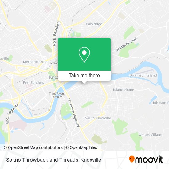 Mapa de Sokno Throwback and Threads