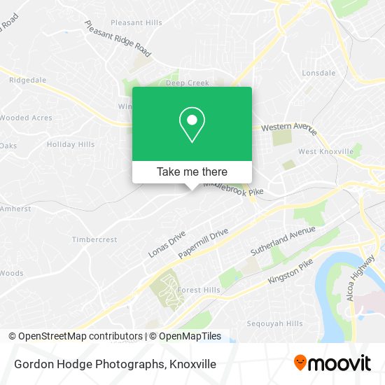 Mapa de Gordon Hodge Photographs
