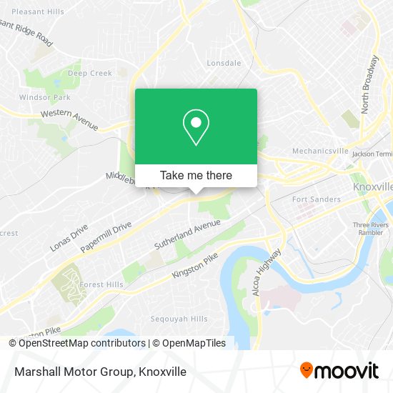Marshall Motor Group map