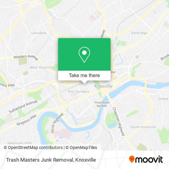 Trash Masters Junk Removal map