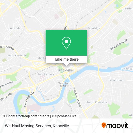 We-Haul Moving Services map